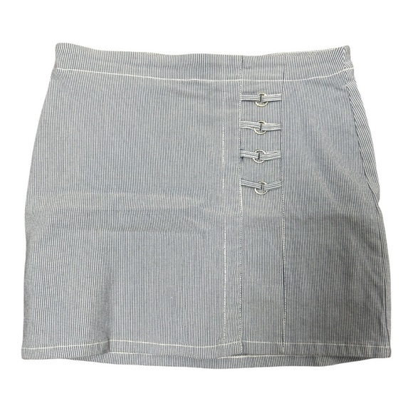 Briggs New York Pants - Briggs Blue Pinstripe Mini Skort